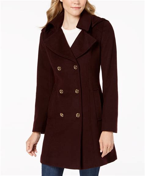 michael kors double-breasted wool coat netaporter|Michael Kors Collection Wool Coats for Women .